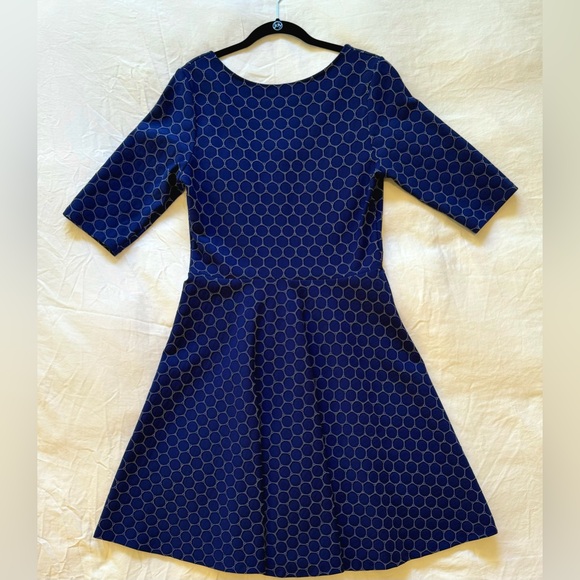 NWT Women’s Leota Seraphina Textured Knit Dress - Size XL - Navy - Picture 6 of 16